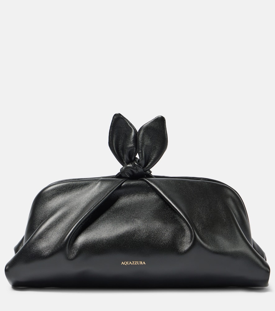 Bow Tie Small leather clutch
