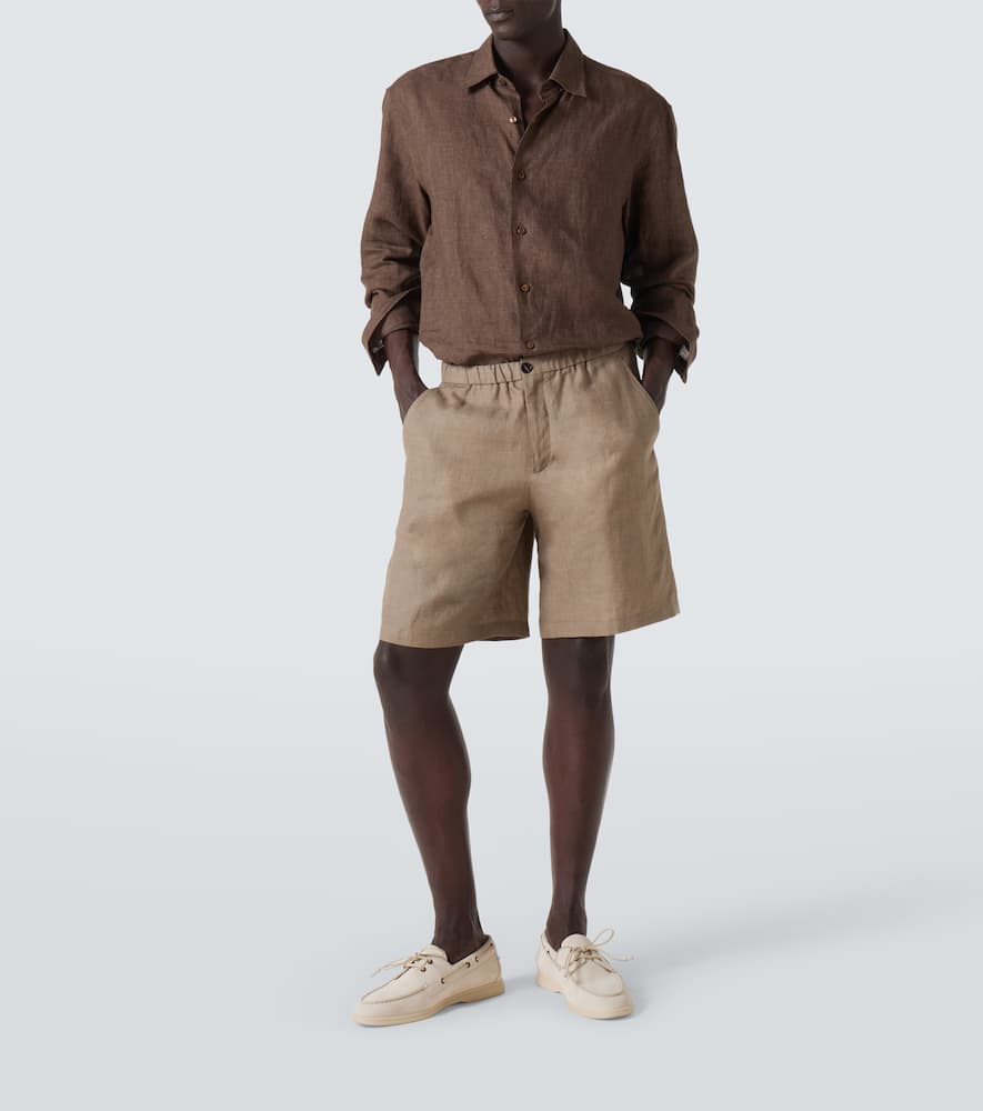 Loro Piana Sea-sail Walk Suede Boat Shoes In Neutrals
