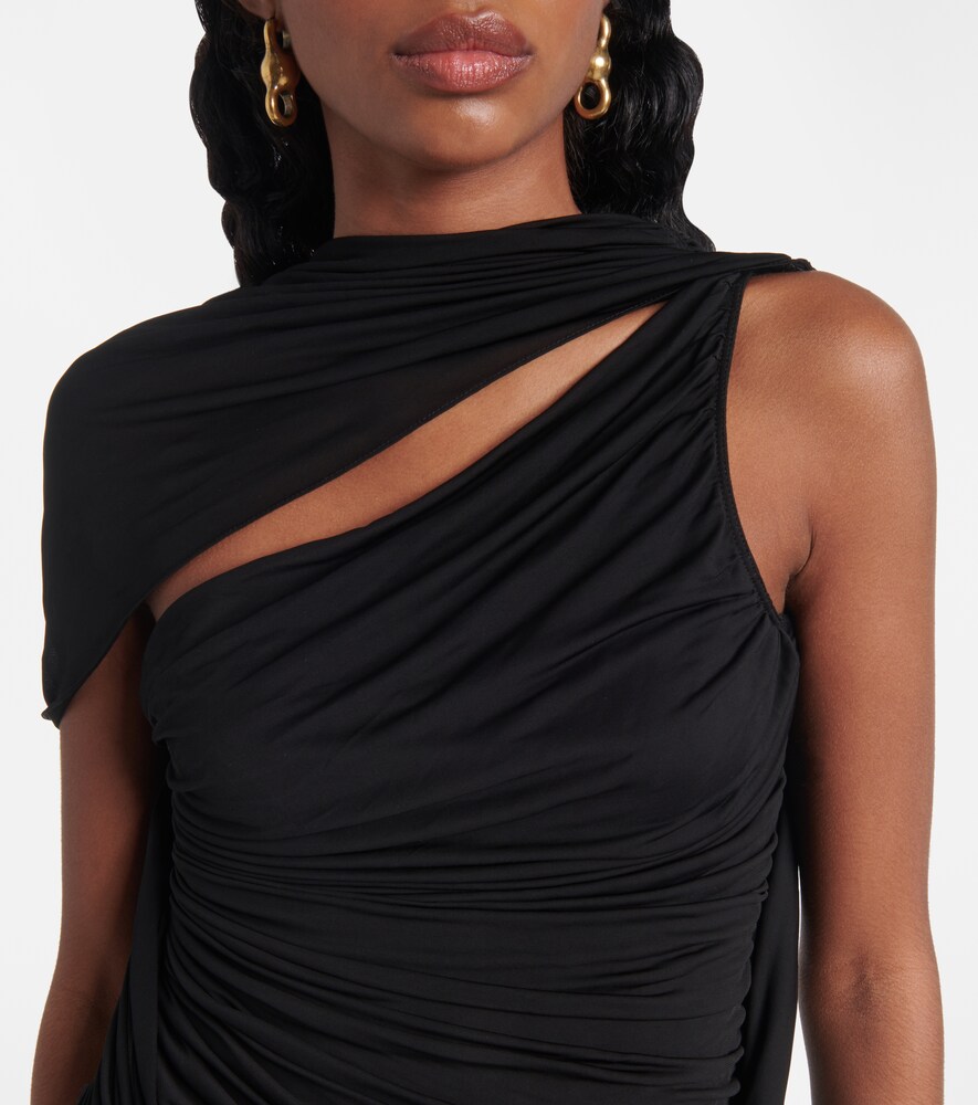  Mugler Mugler Maxikleid Aus Jersey 