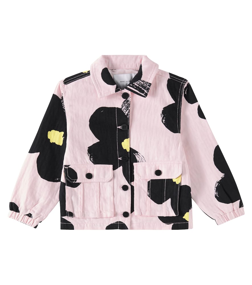 Marc Jacobs Floral Cotton Jacket In Pink
