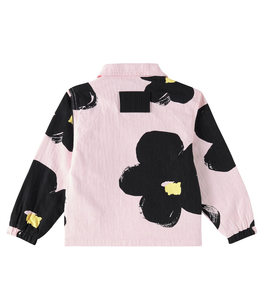 Marc Jacobs Floral Cotton Jacket In Pink