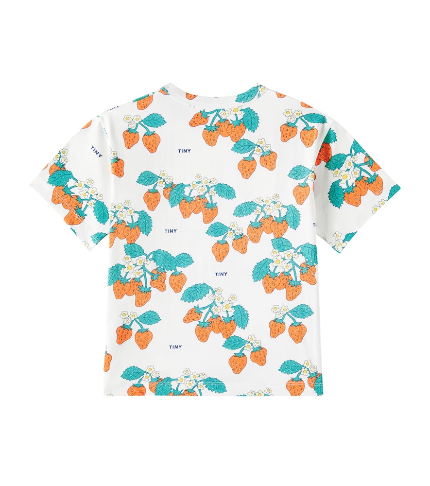 Tinycottons Strawberries Cotton Jersey T-shirt In Multicoloured