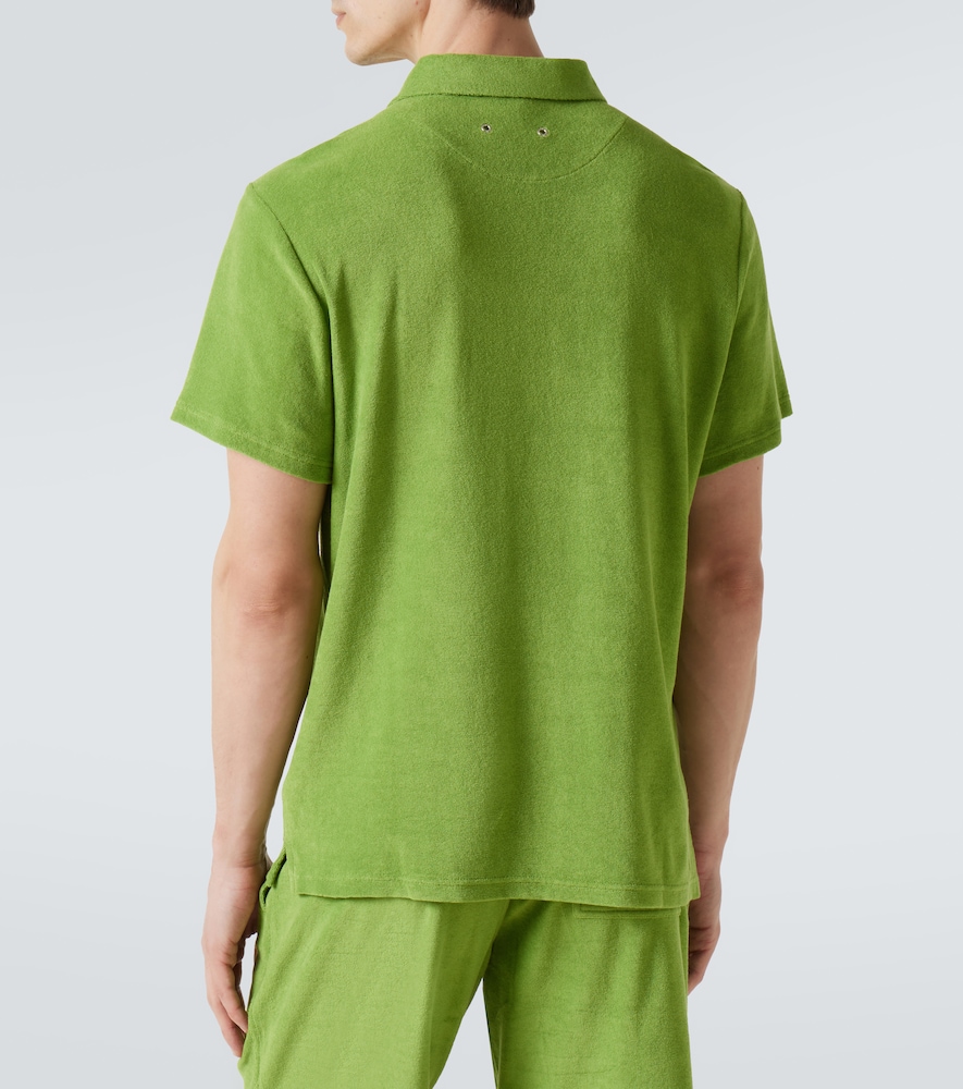  Vilebrequin Vilebrequin Cotton-blend Terry Bowling Shirt 