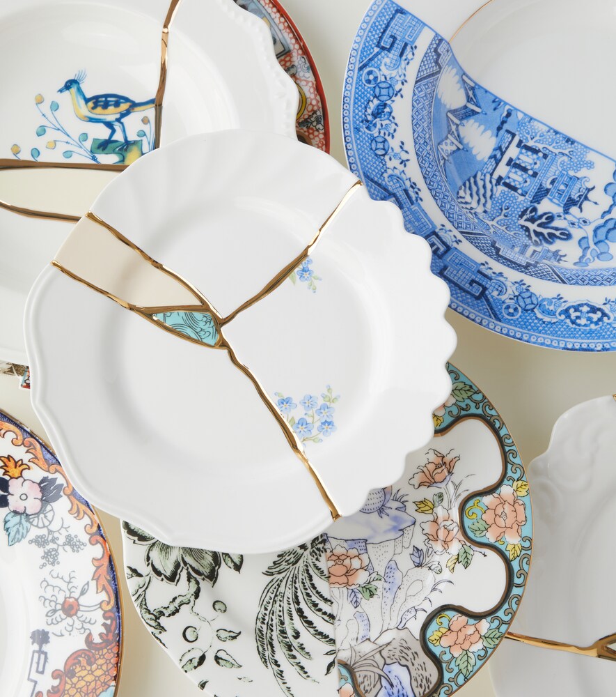  Seletti Seletti Dessertteller Kintsugi By Marcantonio Raimondi Malerba 