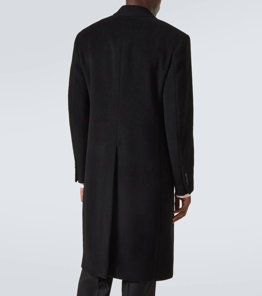 Lardini Double-breasted Long Jacket Notch Lapel