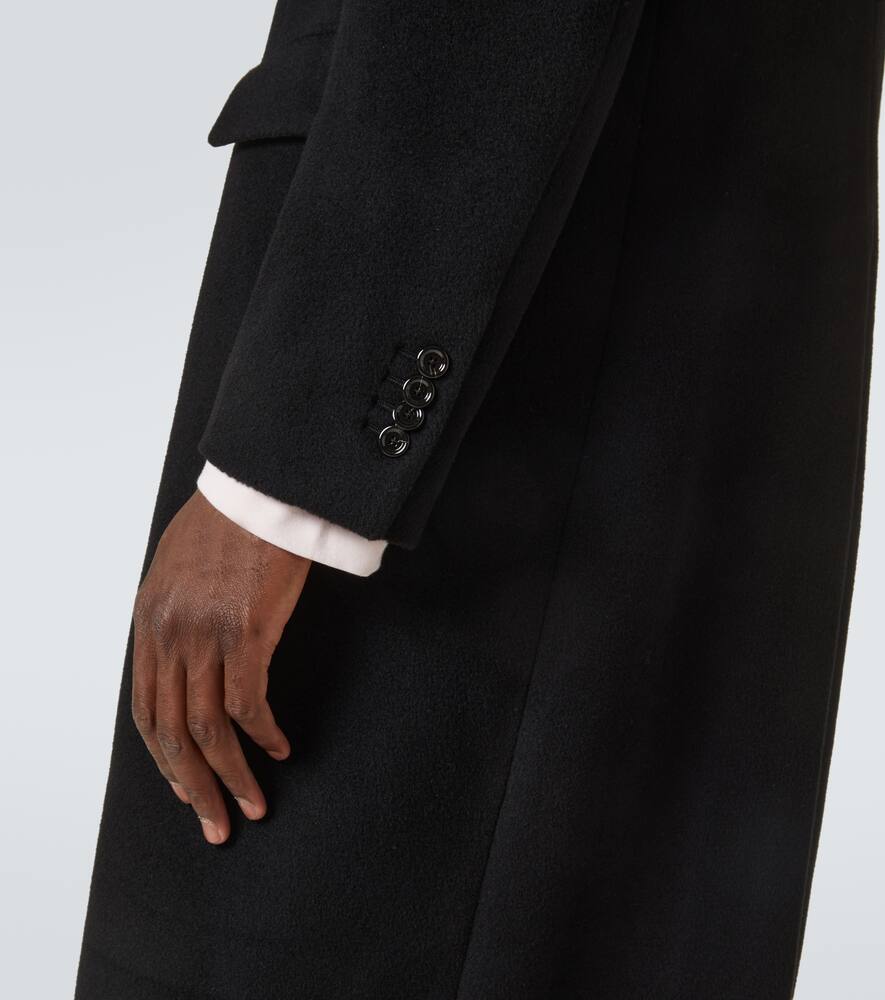 Lardini Double-breasted Long Jacket Notch Lapel