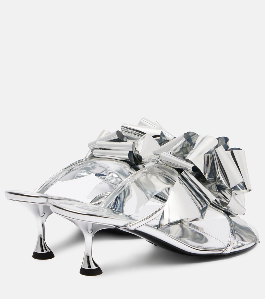  Proenza Schouler Proenza Schouler Pantoletten Tee Souvenir Aus Metallic-leder 
