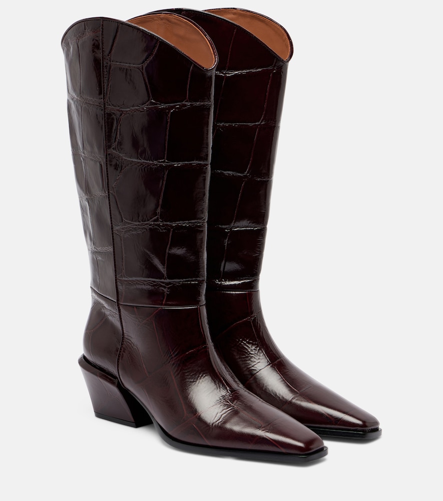 Paris Texas Bottes santiags Bettina 50 en cuir emboss 591 €