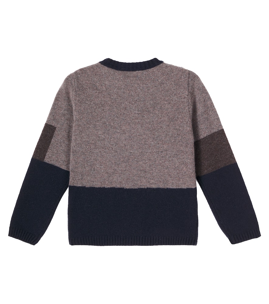 Bonpoint Wool Jacquard Jean Sweater In Multi