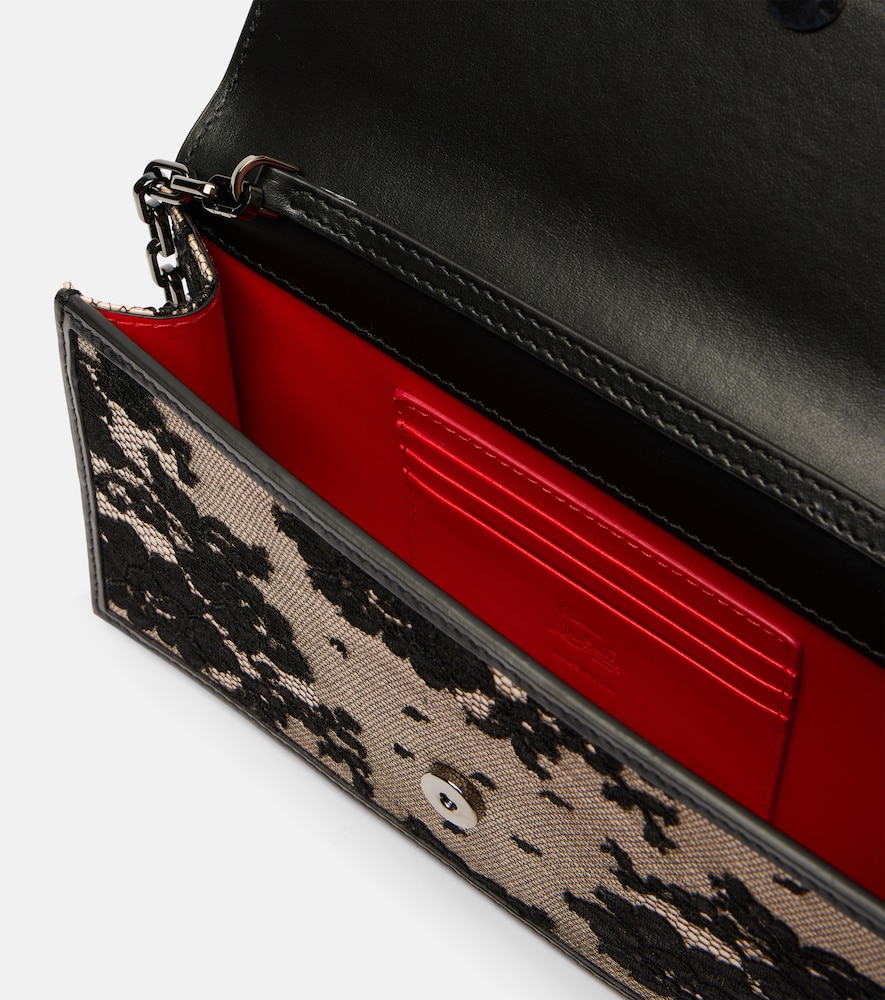  Christian Louboutin Christian Louboutin Loubi54 Small Lace Clutch 
