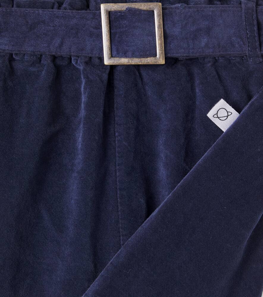 Cozmo Lima Cotton Corduroy Pants In Blue