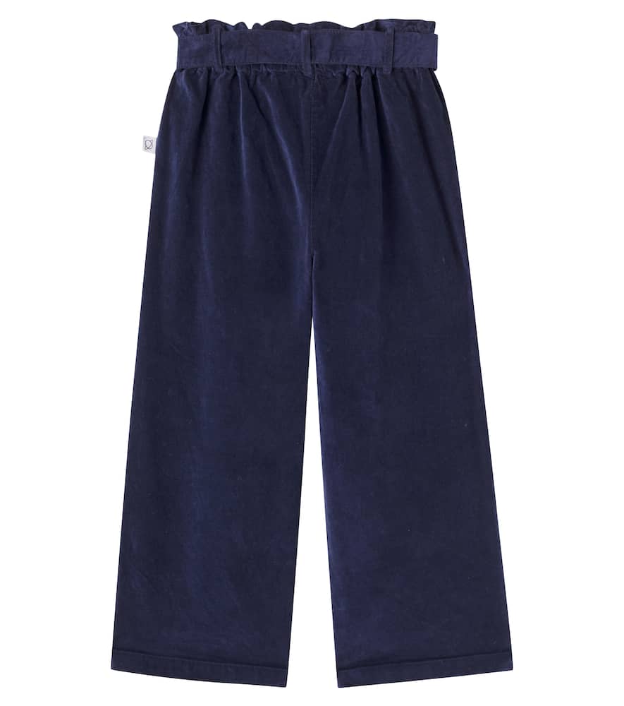 Cozmo Lima Cotton Corduroy Pants In Blue