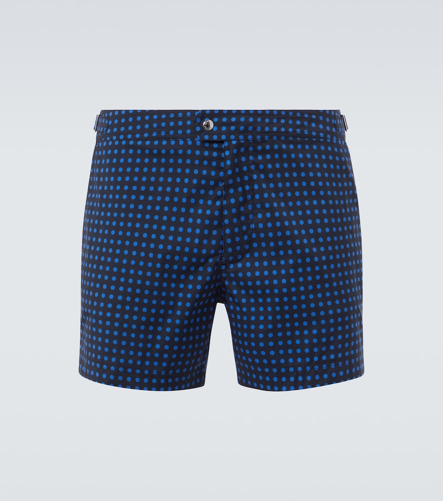 Tom Ford Men's Blue Polka-Dot Swim Trunks UK Size 38 - Mytheresa