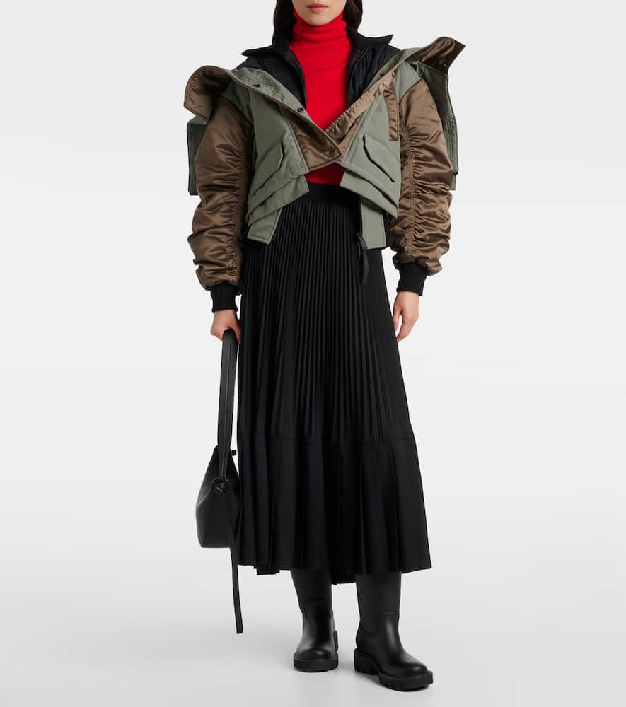 Canada Goose Claremont Down Bomber Jacket In Green