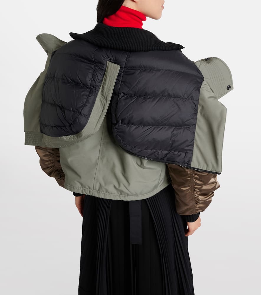 Canada Goose Claremont Down Bomber Jacket In Green
