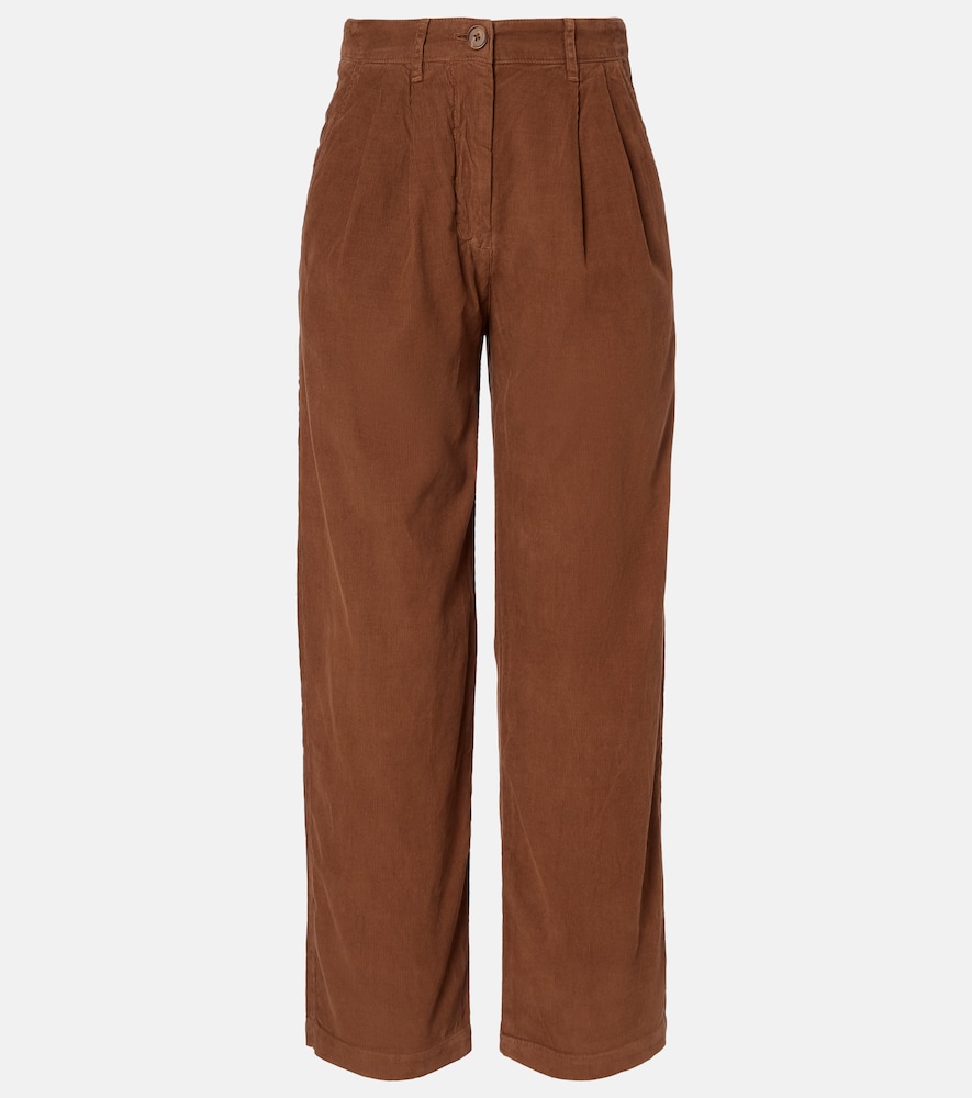 Velvet Pantalon droit Gail taille haute en coton 162 €