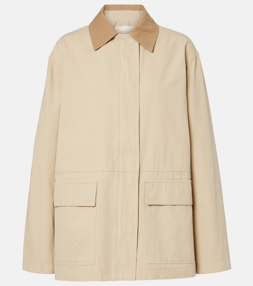 Velvet Veste Rosa en gabardine de coton 195 €