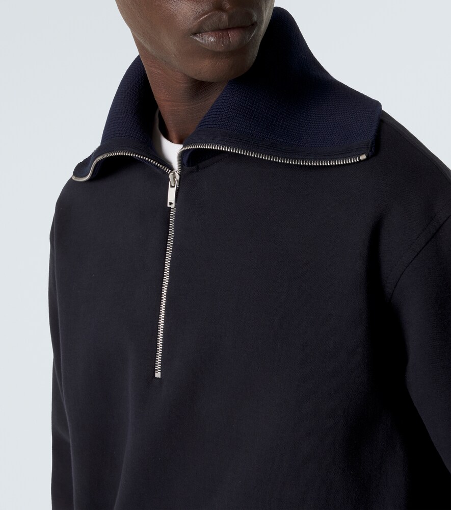  Jil Sander Jil Sander Cotton Half-zip Sweatshirt 