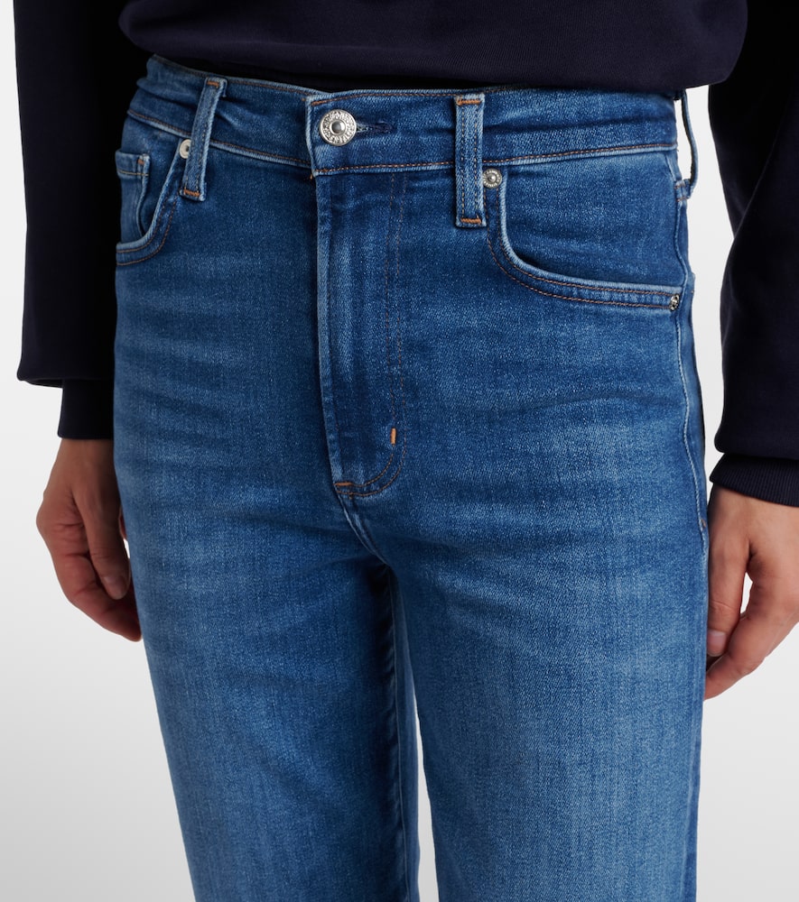 Citizen Of Humanity Caia High-rise Straight Jeans In Blue