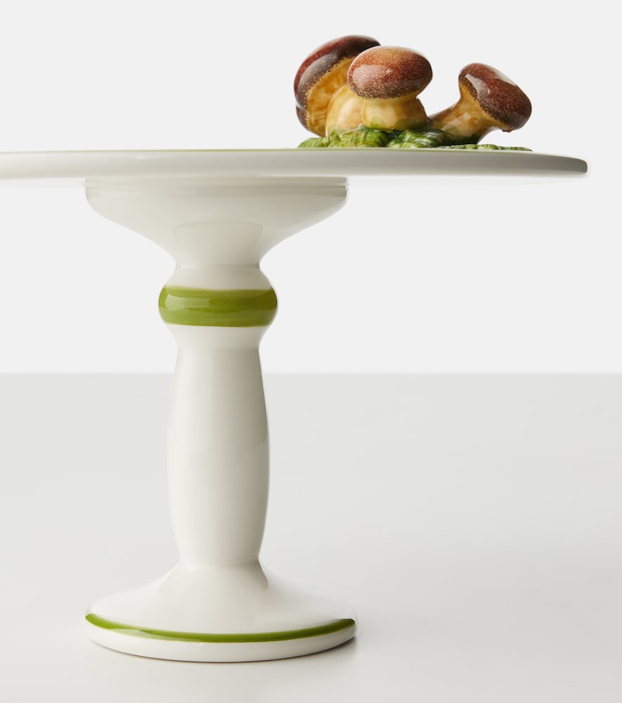  Les-ottomans Les-ottomans Mushroom Ceramic Cake Stand 