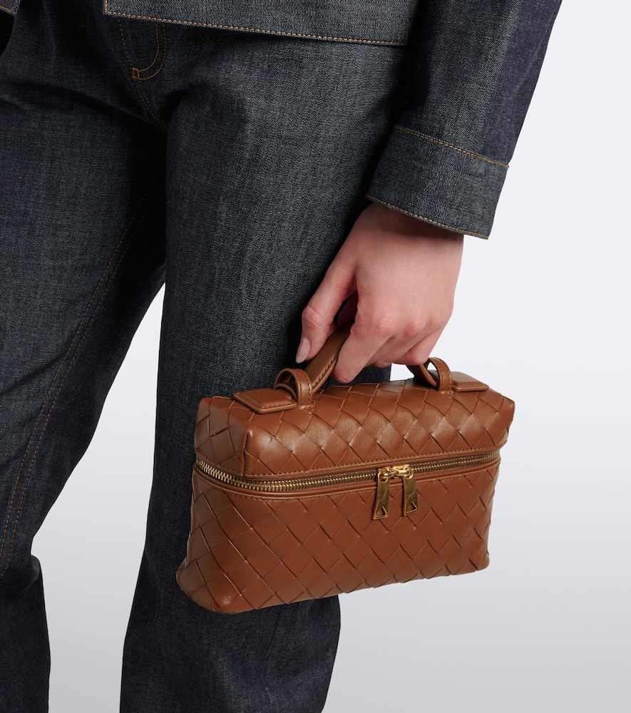 Bottega Veneta Bang Bang Intrecciato leather vanity bag