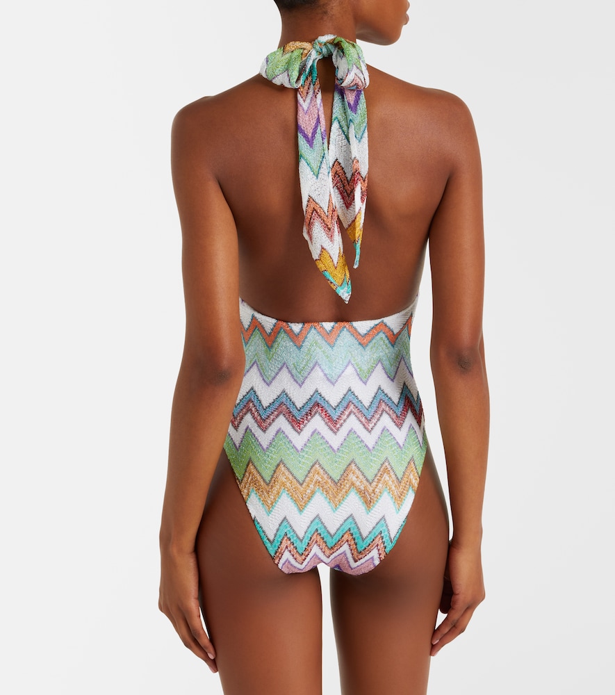  Missoni Missoni Badeanzug Zigzag Aus Häkelstrick 