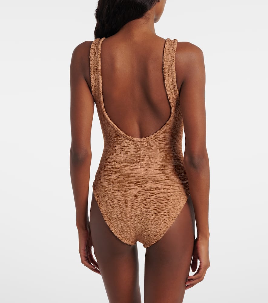 Hunza G Sadie Swimsuit In Brown