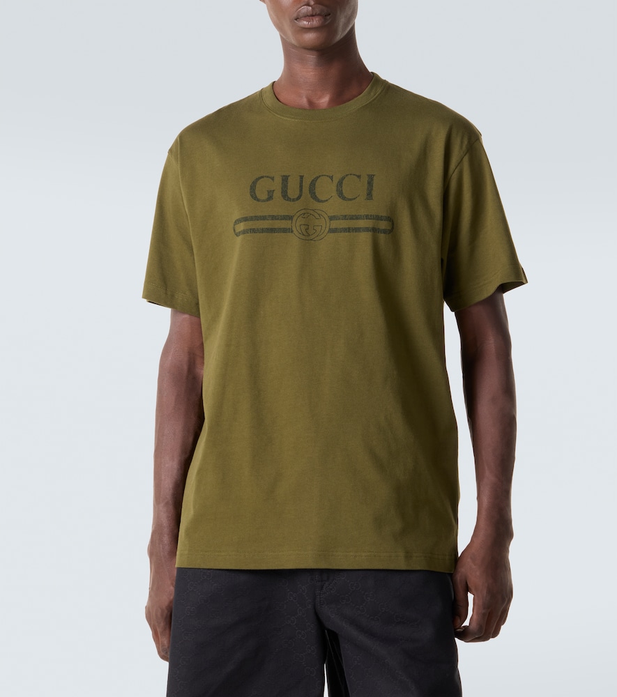  Gucci Gucci T-shirt Aus Baumwoll-jersey 