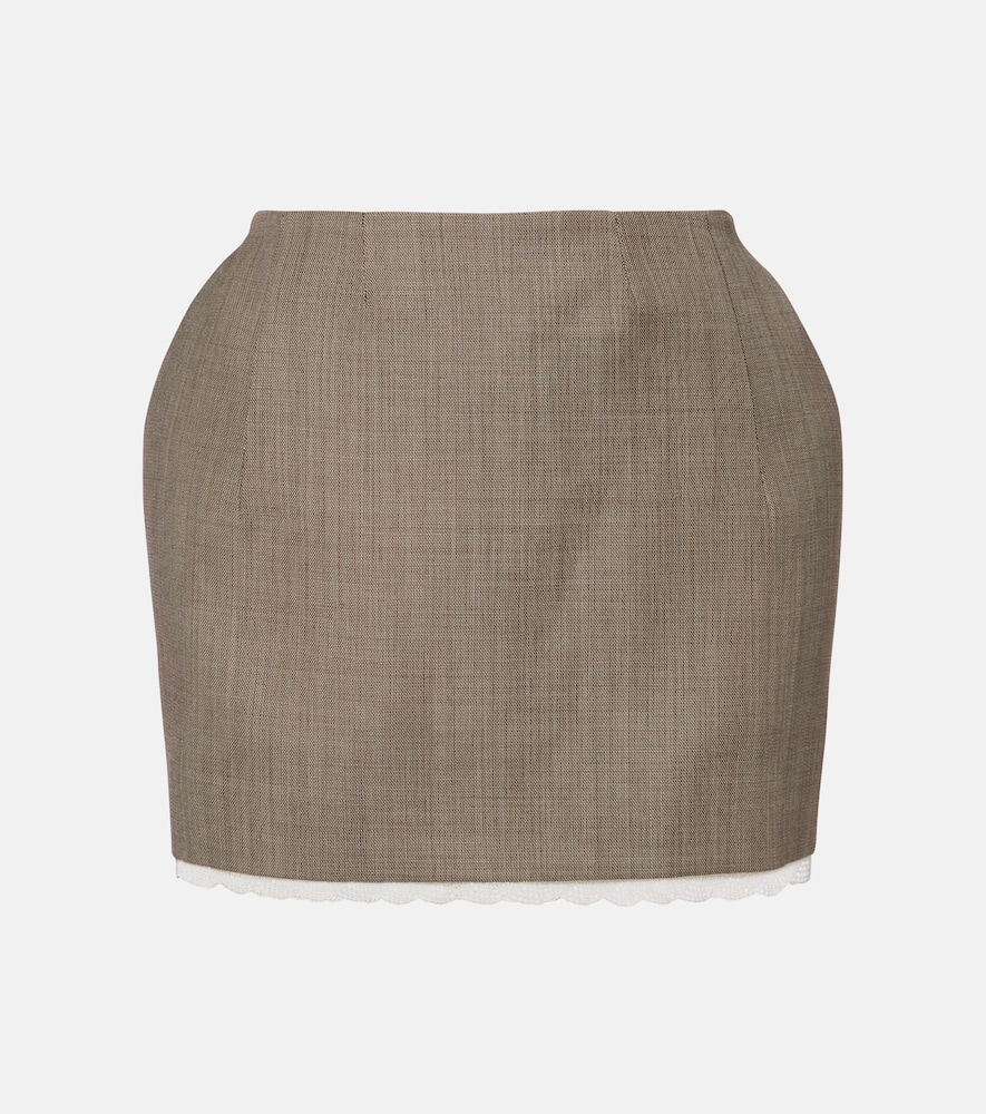 Magda Butrym Wool miniskirt