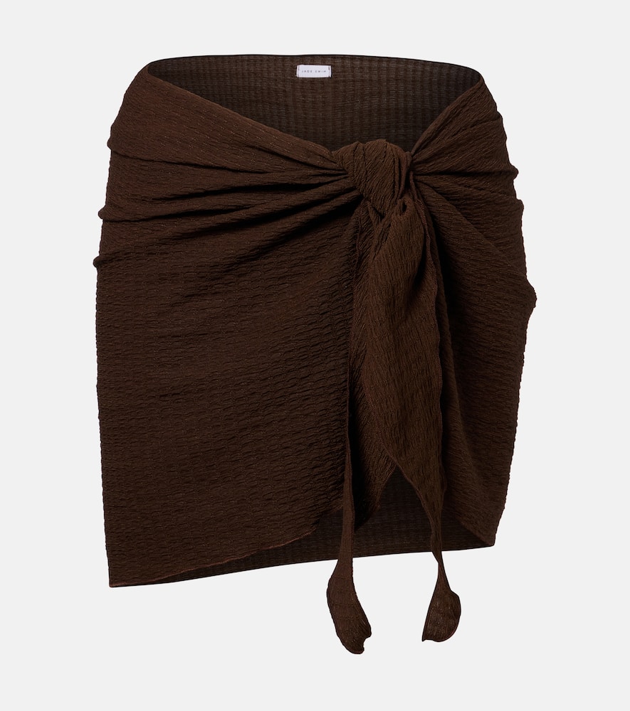 Jade Swim Nyla Beach Cover-up In Brown