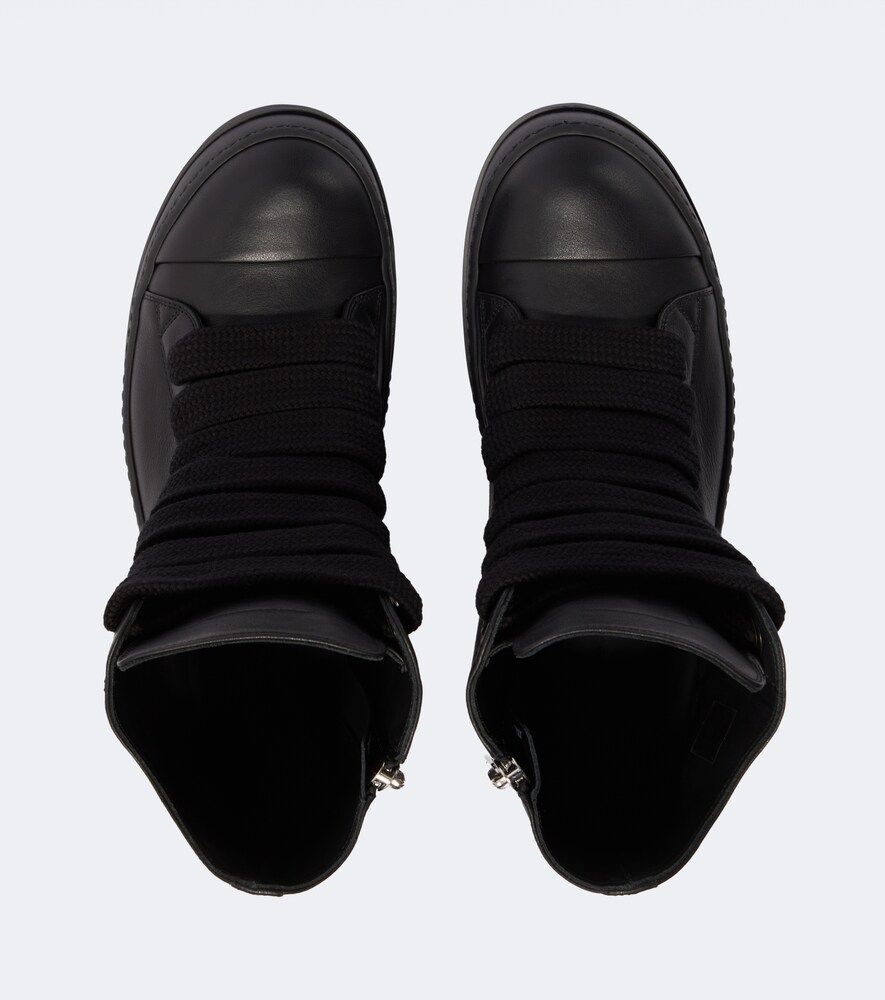  Rick Owens Rick Owens Jumbolace Leather High-top Sneakers 