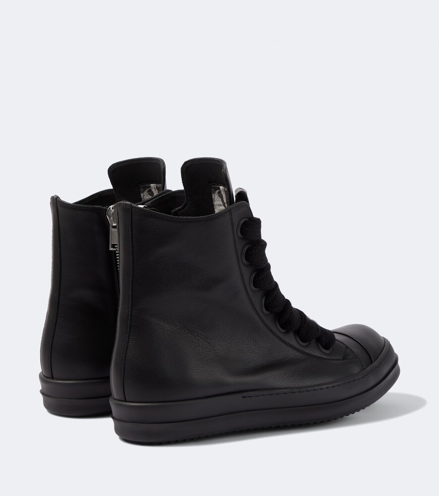  Rick Owens Rick Owens Jumbolace Leather High-top Sneakers 