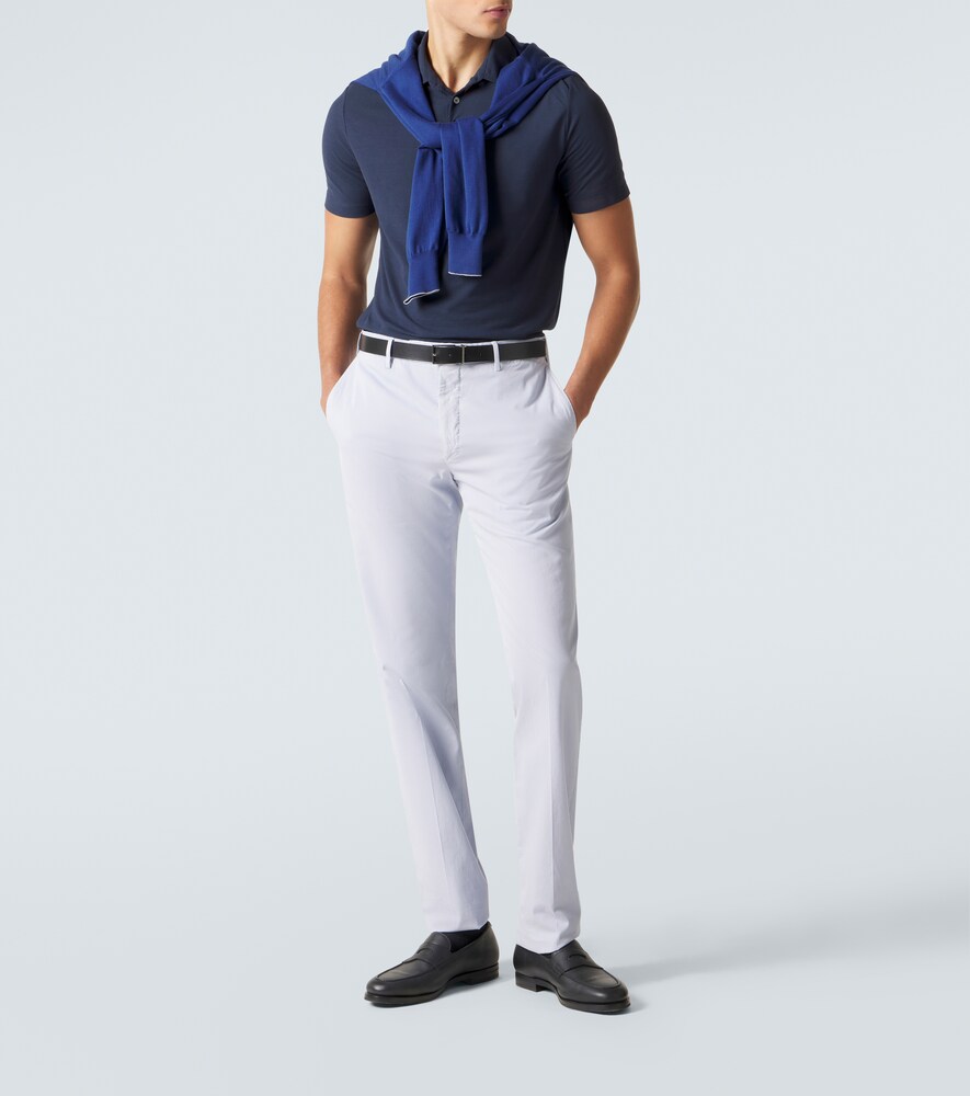  Slowear Slowear Cotton And Silk Slim Pants 