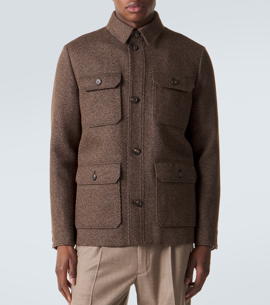  Loro Piana Loro Piana Andover Linen And Cashmere-blend Jacket 