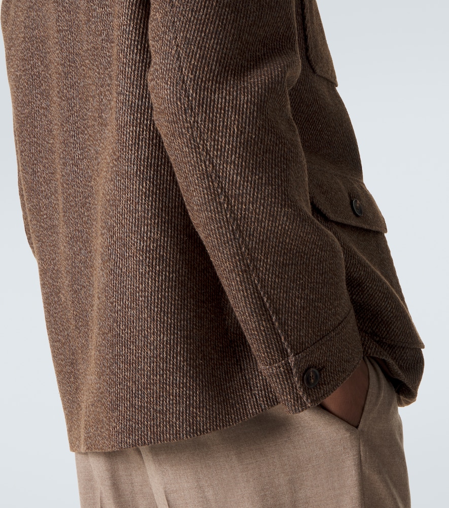  Loro Piana Loro Piana Andover Linen And Cashmere-blend Jacket 