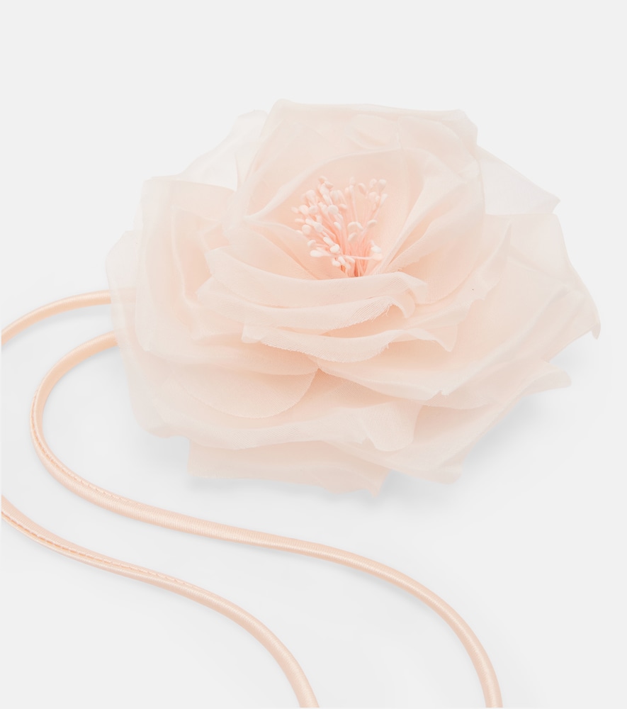  Max Mara Max Mara Ario Floral-appliquã© Silk Chiffon Brooch 
