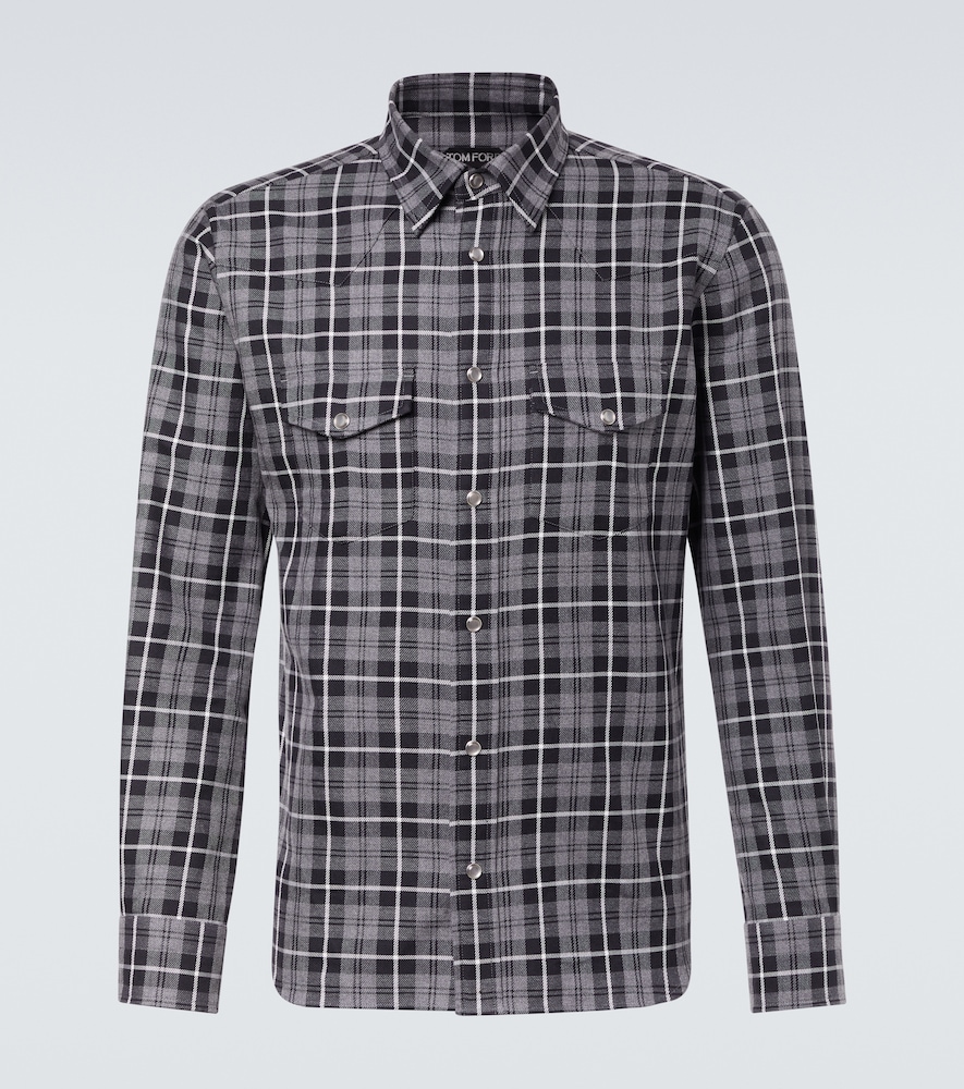 Tom Ford Chemise en coton carreaux 790 €