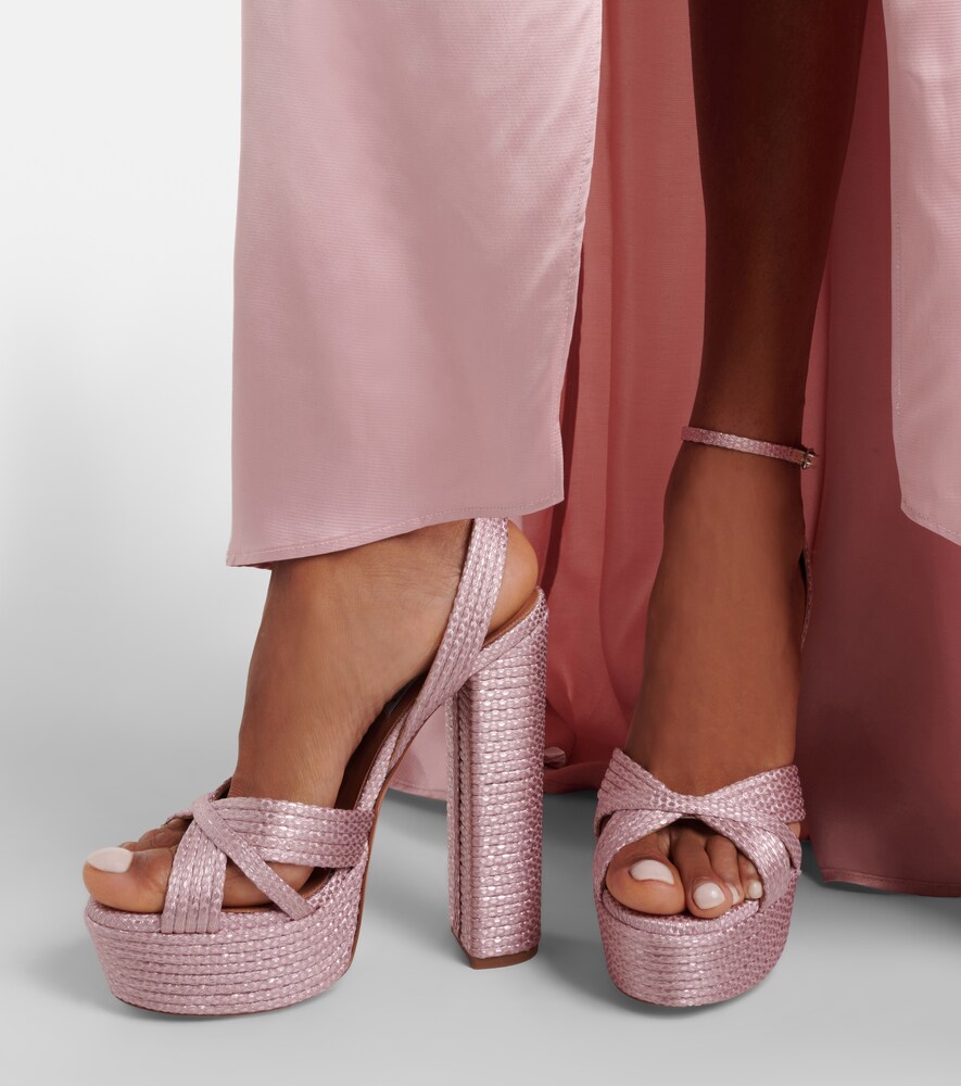 Aquazzura Sundance Plateau platform sandals