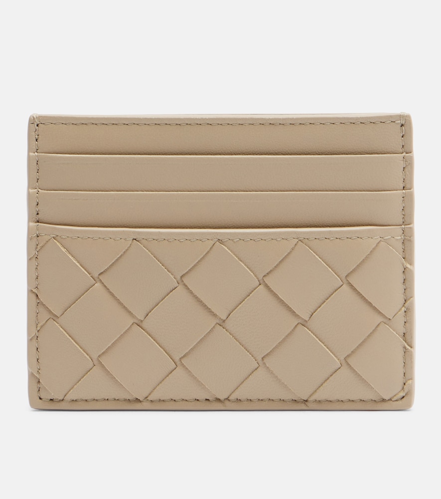 Bottega Veneta Intrecciato leather card holder