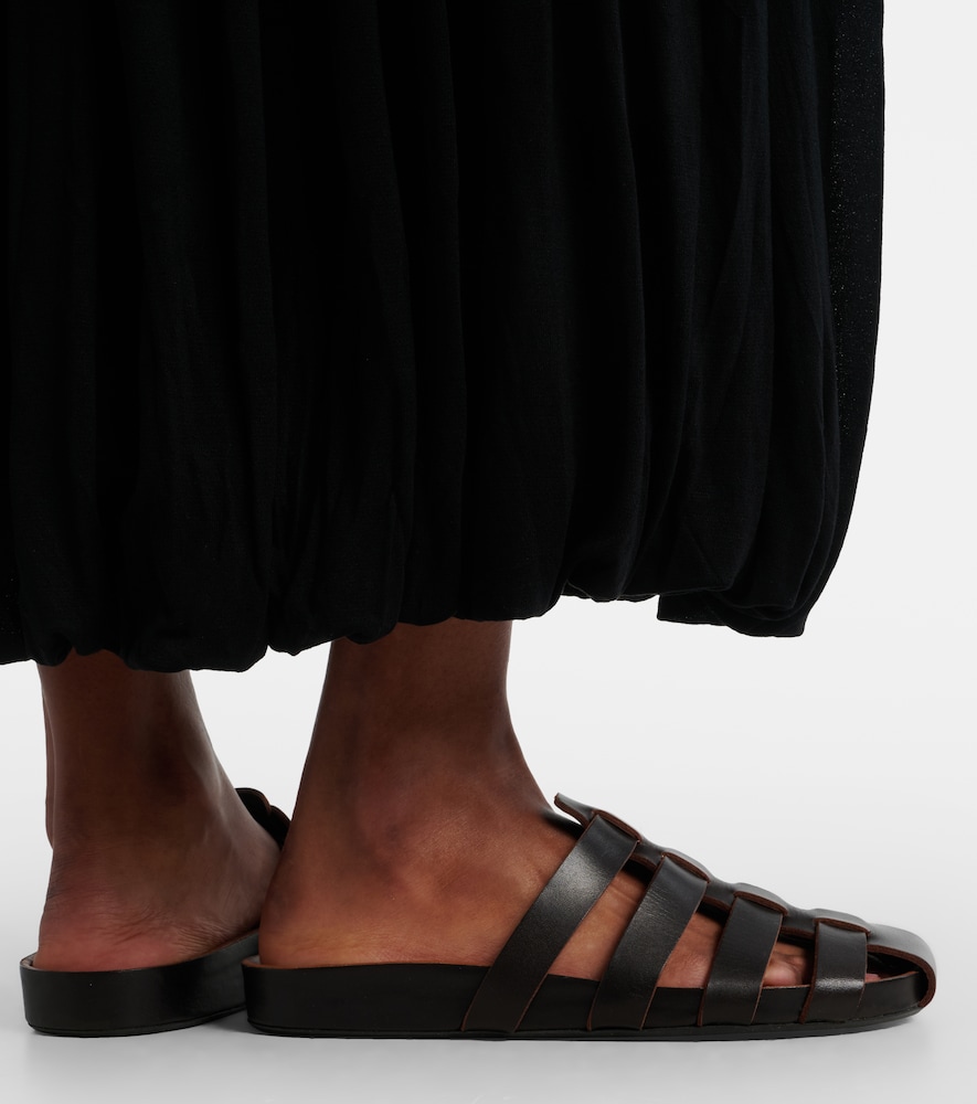 JUDE Dusty leather fisherman sandals