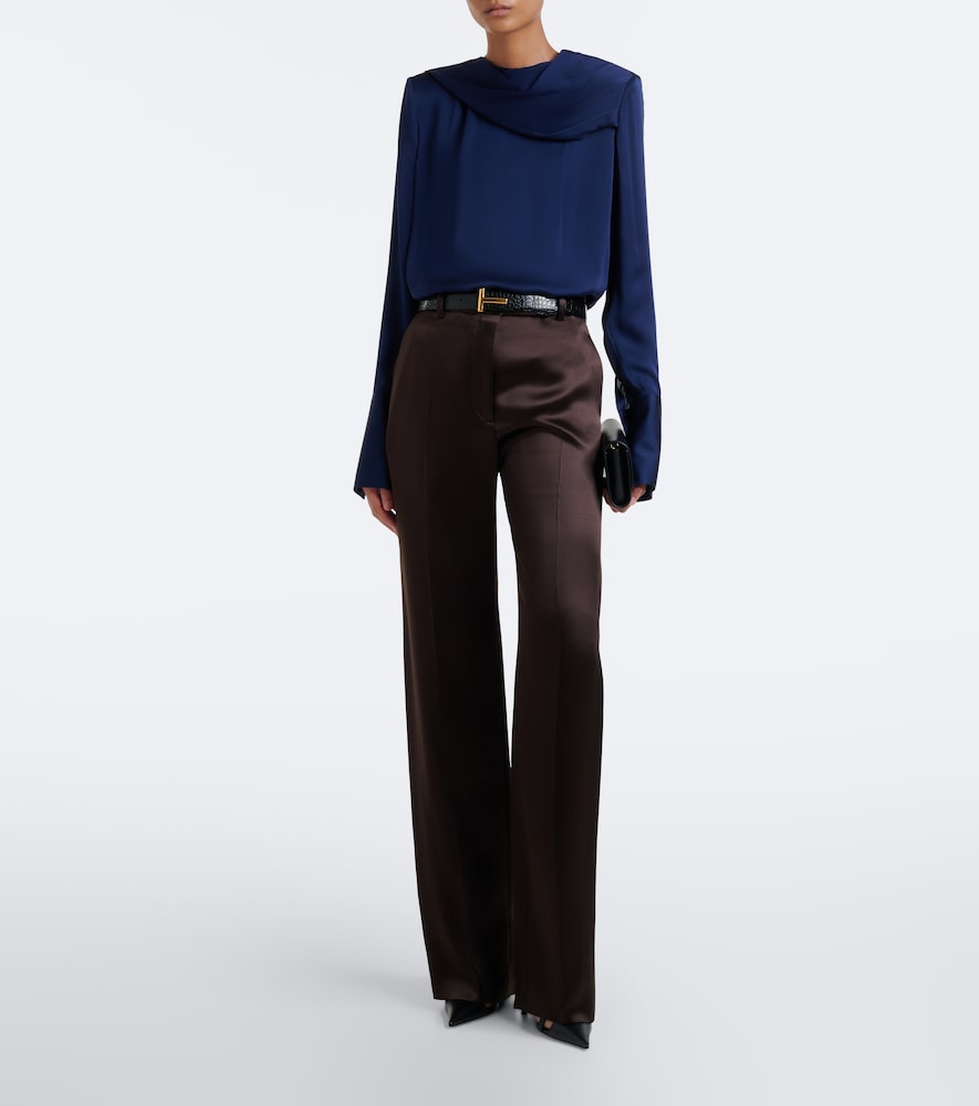Georgette Draped Blouse
