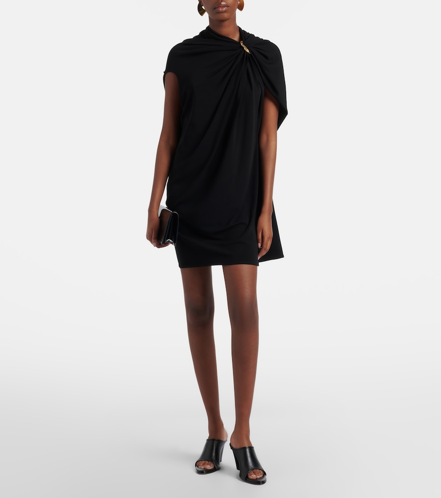 Sportmax Draped crêpe minidress