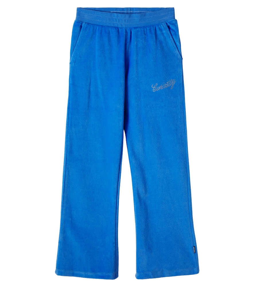 Molo Blue Adoria Cotton-Blend Sweatpants Y Size 15 - Mytheresa