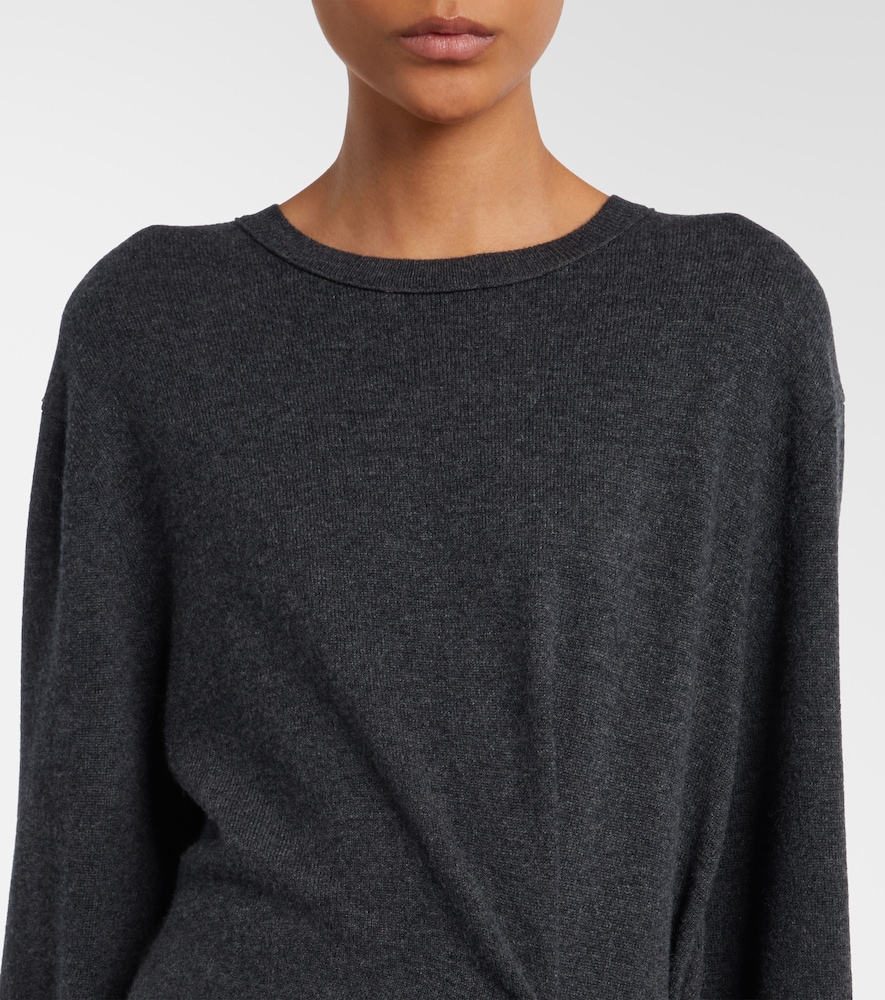  Lisa Yang Lisa Yang Abrielle Gathered Cashmere Sweater Dress 