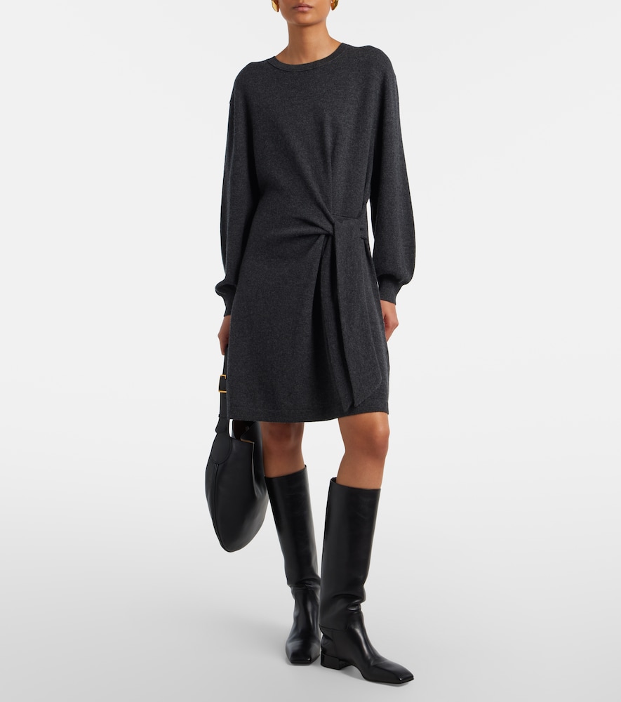  Lisa Yang Lisa Yang Abrielle Gathered Cashmere Sweater Dress 