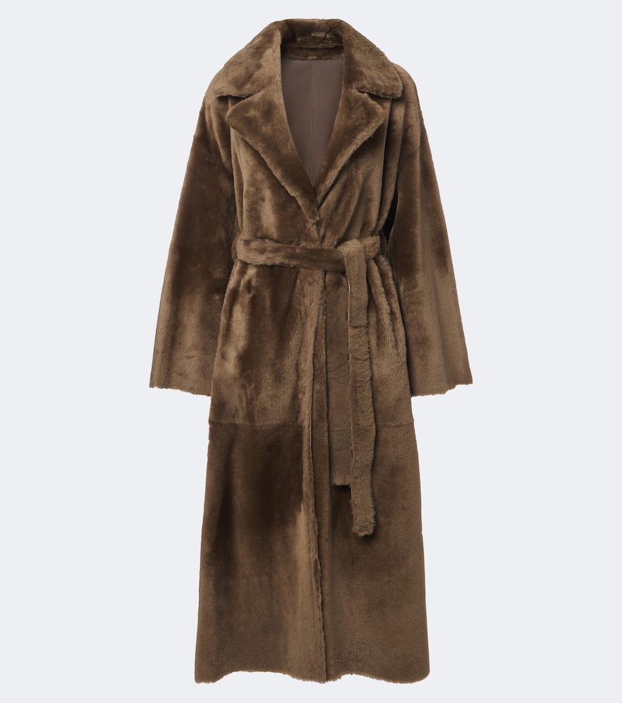 Cappotto Rien in shearling a portafoglio