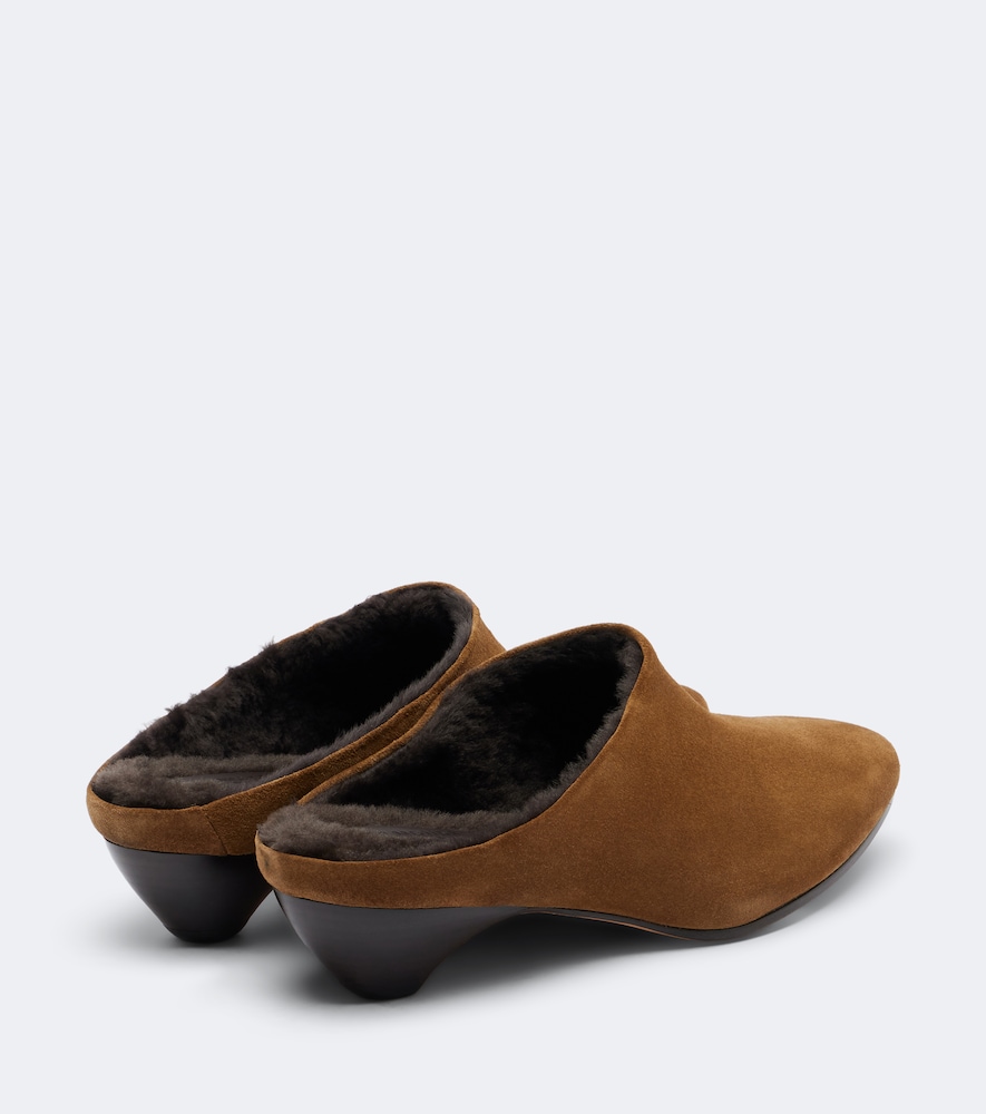 Le Monde Béryl Allegra Shearling-Lined Mules