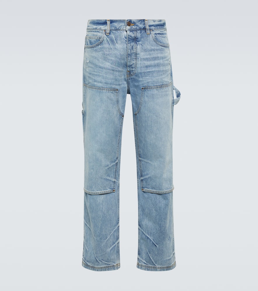 Amiri Carpenter Straight-leg Jeans In Perfect Indigo