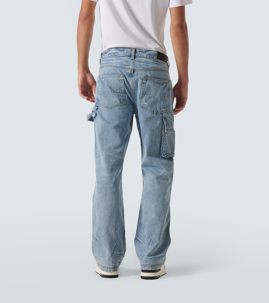 Amiri Carpenter Straight-leg Jeans In Perfect Indigo