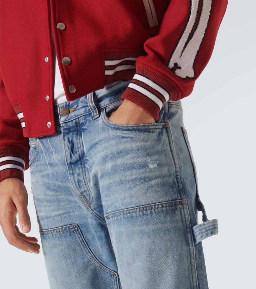 Amiri Carpenter Straight-leg Jeans In Perfect Indigo
